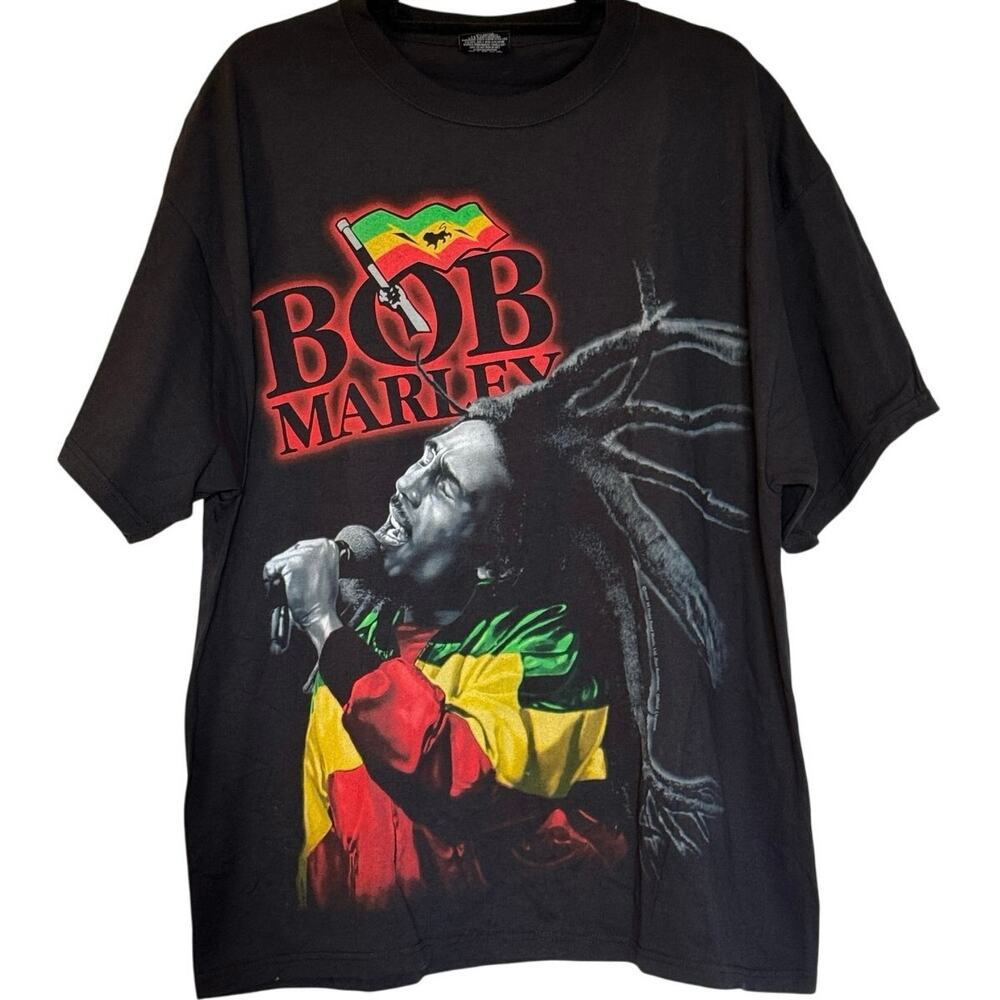 2007 Bob Marley Rasta Colors Reggae Zion Shirt Adult XL